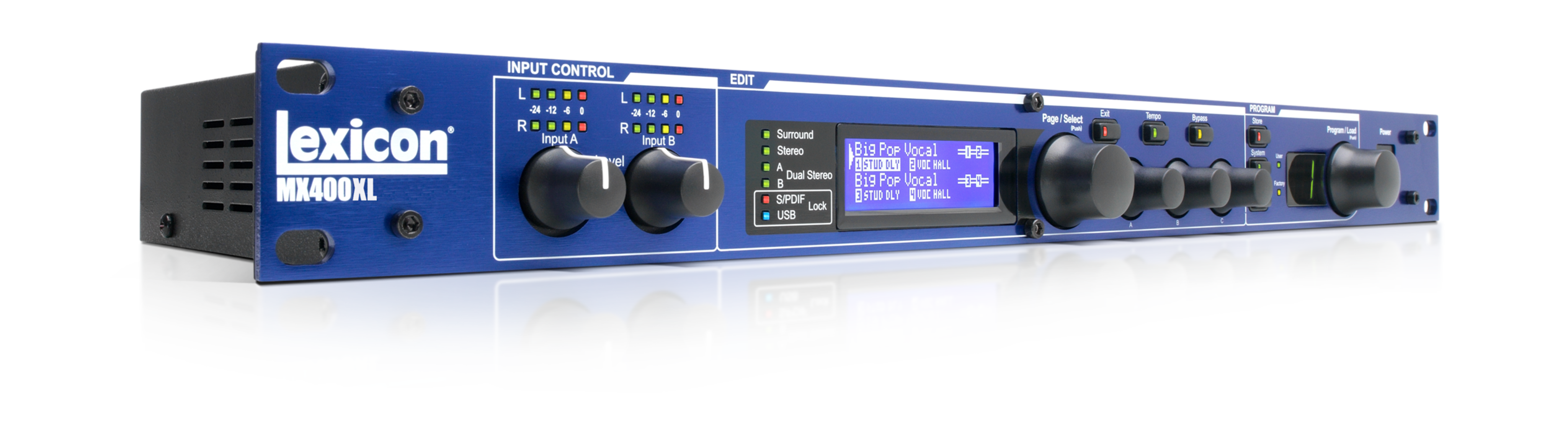Lexicon MX400XL 4chマルチエフェクトサラウンドリバーブレーター MX400XL | Lexicon Pro - Legendary Reverb and Effects | English (US)