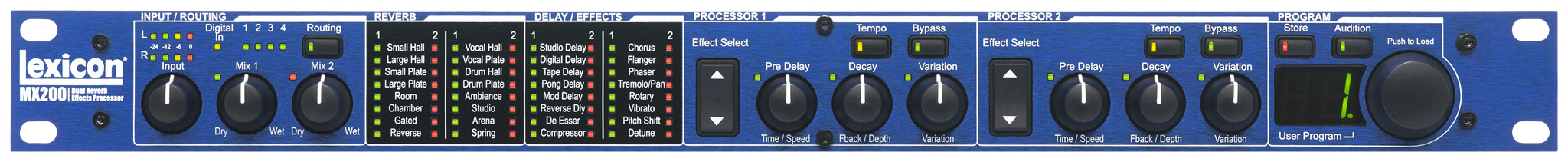 MX200 | Lexicon Pro - Legendary Reverb and Effects | English MX200 | Lexicon Pro - Legendary Reverb and Effects | English