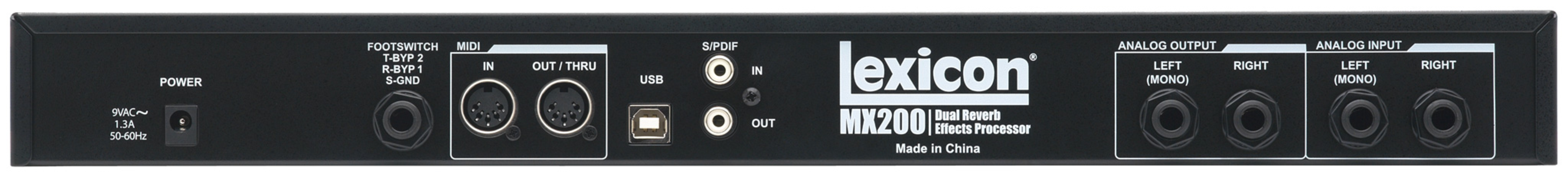 MX200 | Lexicon Pro - Legendary Reverb and Effects | English (US)