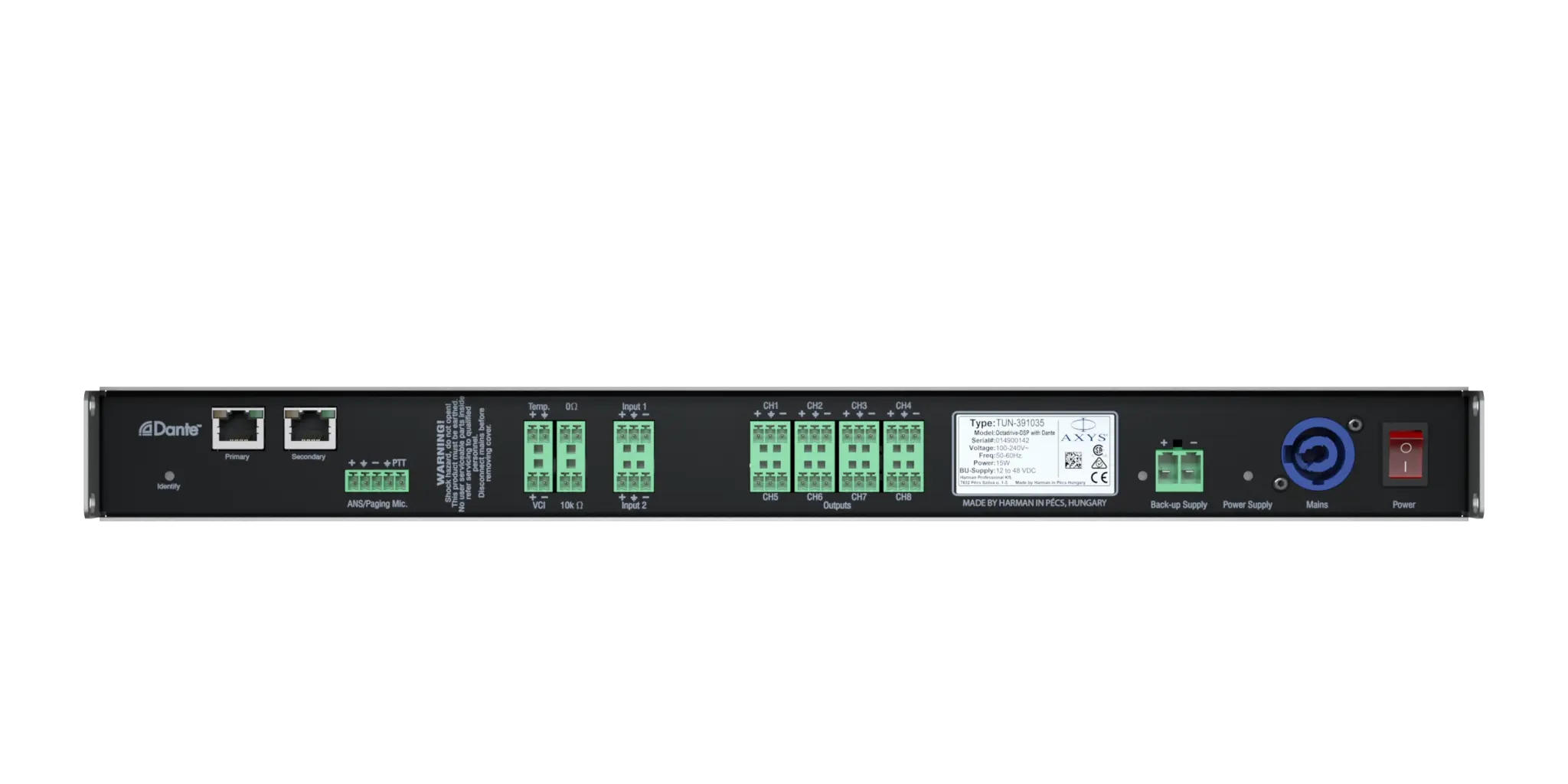 Octadrive-DSP-DN | AXYS Tunnel by HARMAN | English Octadrive-DSP-DN | AXYS Tunnel by HARMAN | English