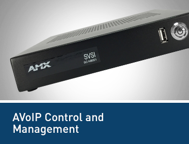 Networked A/V Distribution (AVoIP) | AMX Audio Video Control
