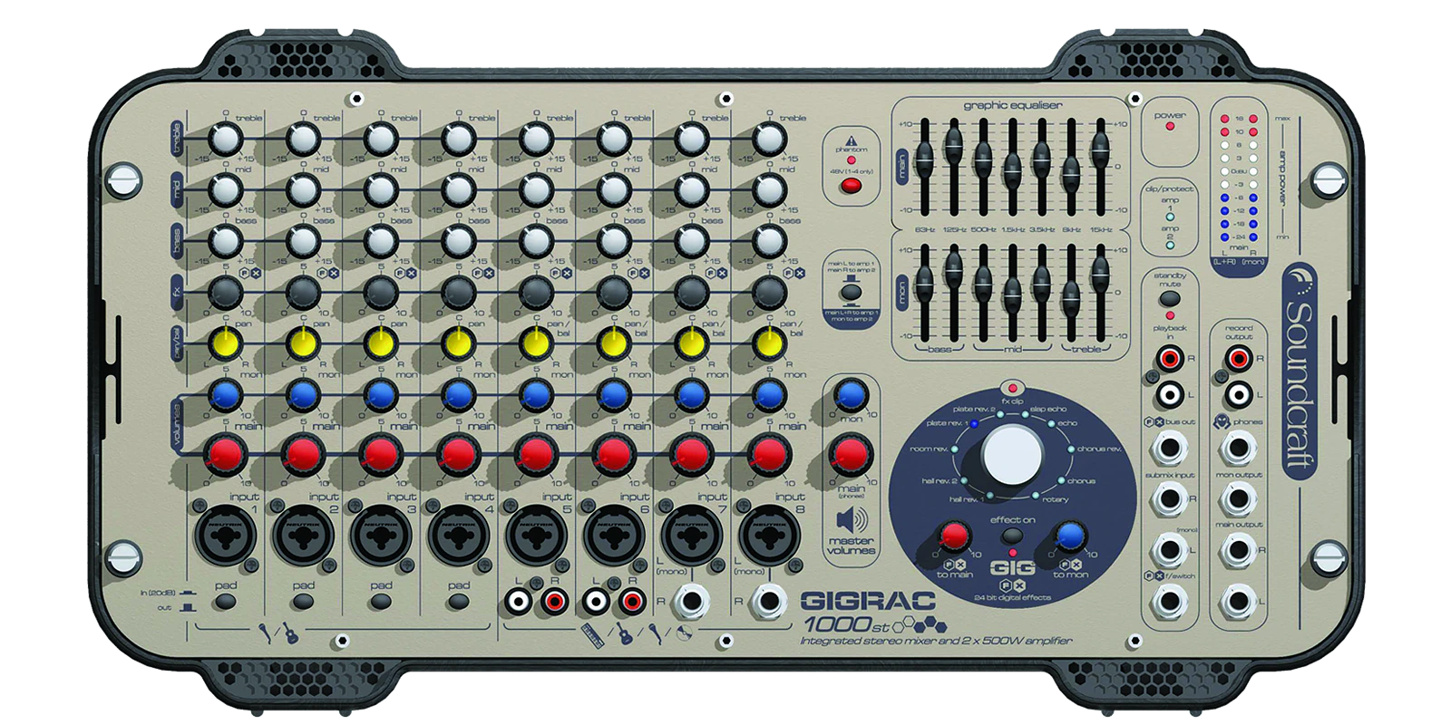 GigRac 1000st | Soundcraft - Professional Audio Mixers | English (US)