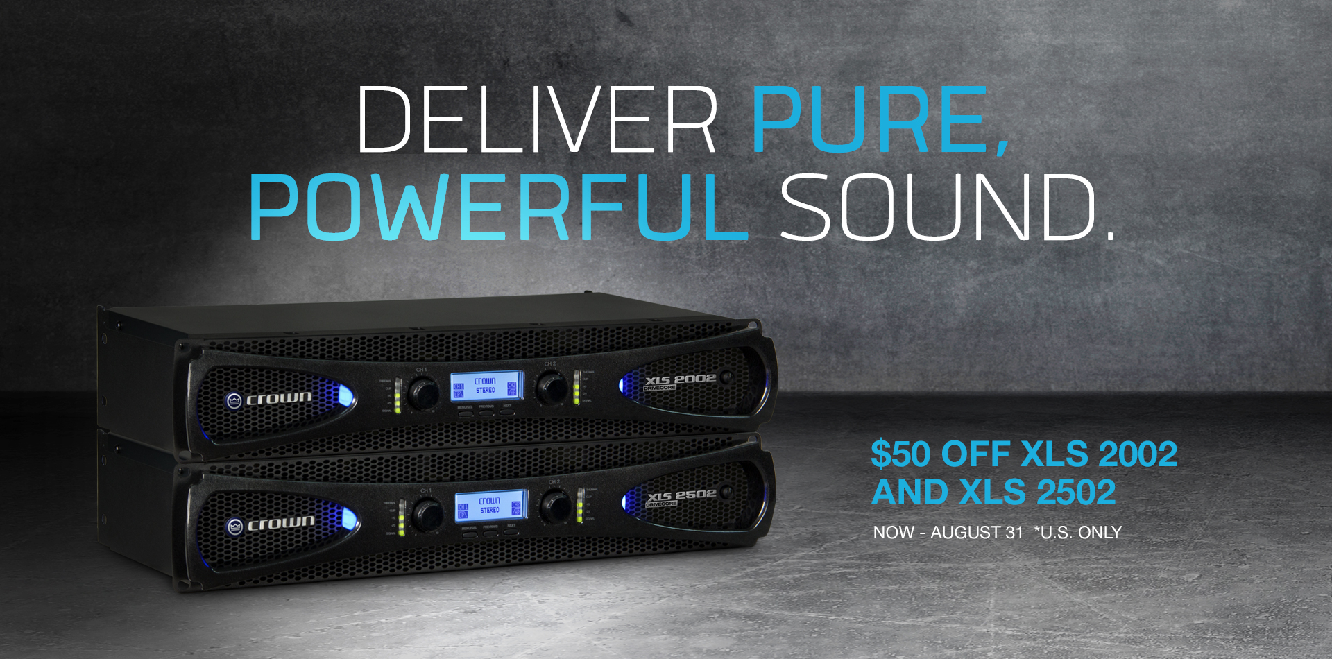 Crown XLS DriveCore2 Sale